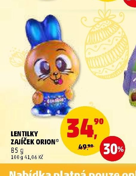Lentilky zajíček Orion