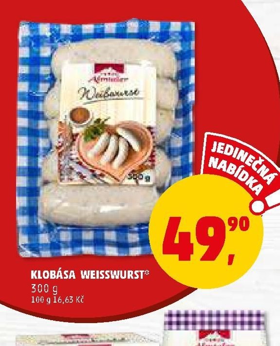 KLOBÁSA WEISSWURST