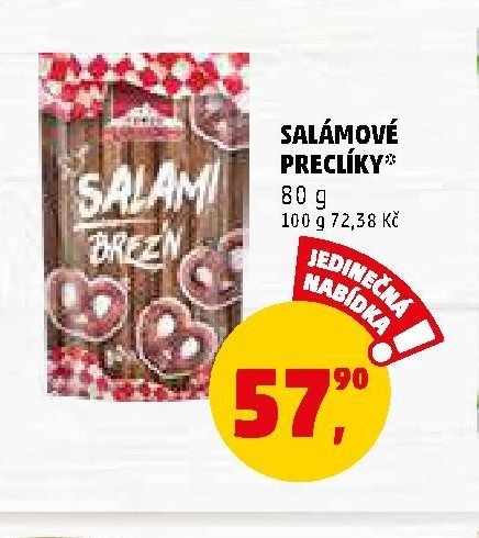 SALÁMOVÉ PRECLÍKY