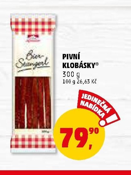 PIVNÍ KLOBÁSKY