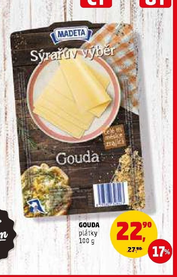 GOUDA plátky