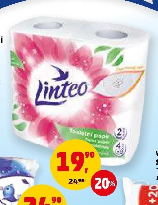 TOALETNÍ PAPÍR LINTEO 2vrstvý 4 ks