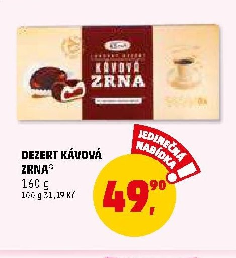 DEZERT KÁVOVÁ ZRNA 160 g