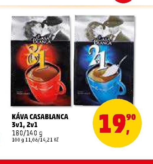 KÁVA CASABLANCA 3v1, 2v1 180/140 g