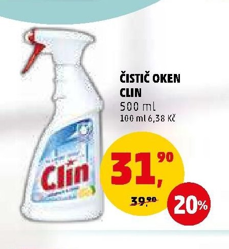 ČISTIČ OKEN CLIN