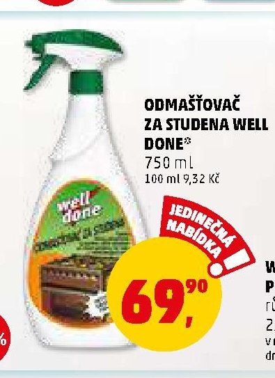 ODMAŠŤOVAČ ZA STUDENA WELL DONE