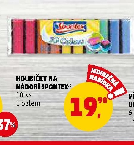 HOUBIČKY NA NÁDOBÍ SPONTEX