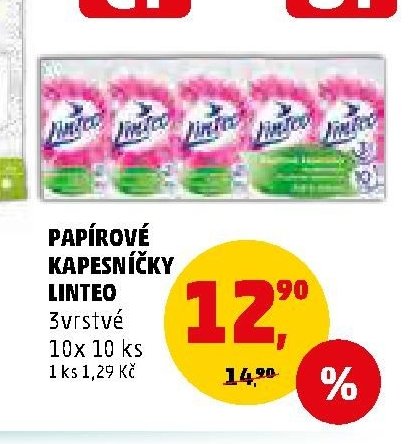 Papírové kapesníčky Linteo