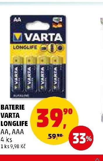 Baterie Varta Longlife