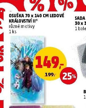 Osuška 70x140 cm Ledové Království II