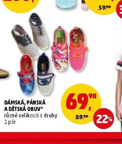 Dámská, pánská a dětská obuv