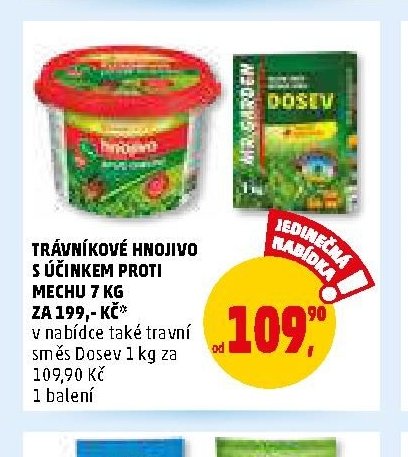 TRÁVNÍKOVÉ HNOJIVO MECHU 7 KG