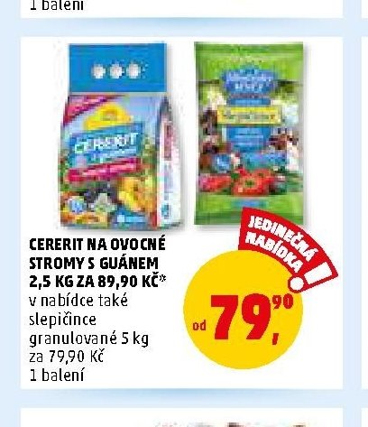 CERERIT NA OVOČNÉ STROMY S GUÁNEM 2,5 KG