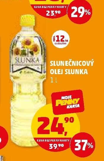 SLUNEČNICOVÝ OLEJ SLUNKA