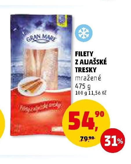 Filety z aljašské tresky