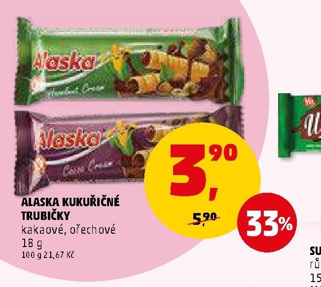 ALASKA KUKUŘIČNÉ TRUBIČKY