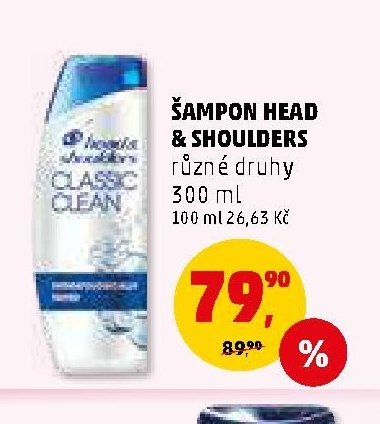 ŠAMPON HEAD & SHOULDERS