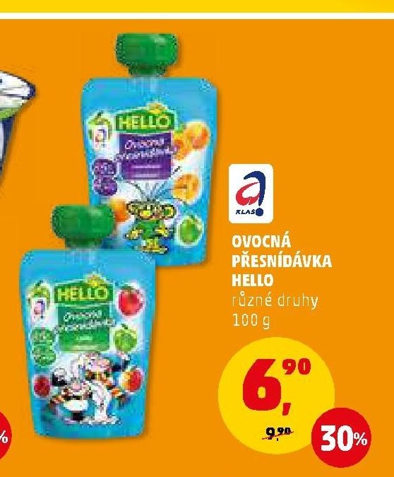Ovocná přesnídávka Hello
