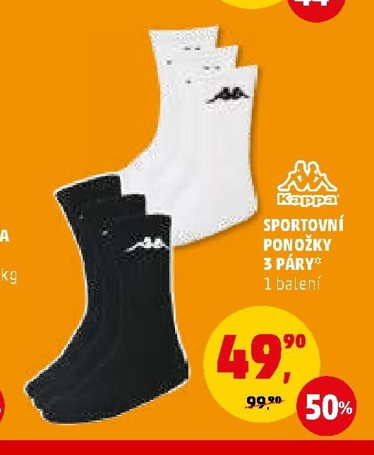 Kappa sportovní ponožky 3 páry