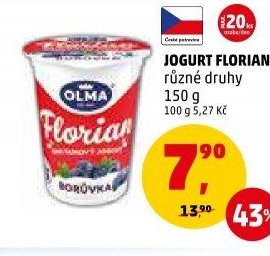 Jogurt Florian různé druhy 150 g
