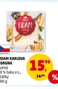 Eidam Karlova Koruna uzený 100 g