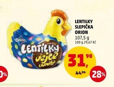 Lentilky slepička Orion