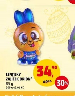Lentilky zajíček Orion