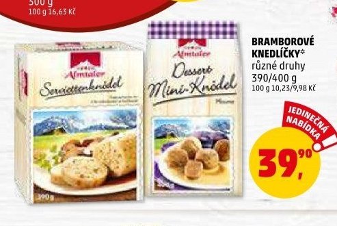 BRAMBOROVÉ KNEDLÍČKY