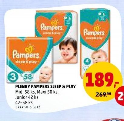 PLENKY PAMPERS SLEEP & PLAY