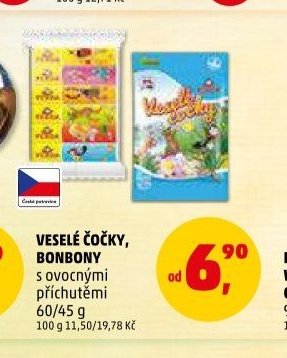 VESELÉ ČOČKY, BONBONY