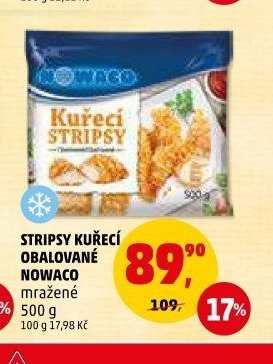 STRIPSY KUŘECÍ OBALOVANÉ NOWACO