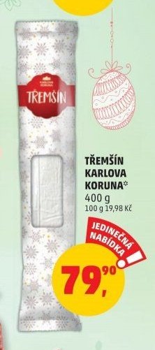 TŘEMŠÍN KARLOVA KORUNA