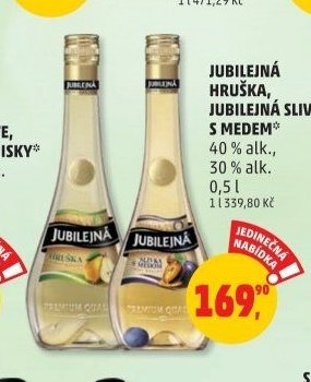 Jubilejná Hruška / Slivka s medem