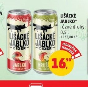 Lišácké Jablko Cider