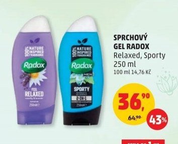 Sprchový gel Radox 250 ml
