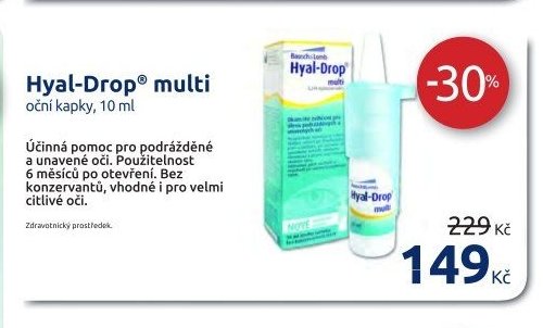 Hyal-Drop multi oční kapky, 10 ml