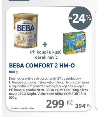 BEBA COMFORT 2 HM-O 800 g