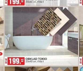 OBKLAD TOKIO 25x40 cm, třída I