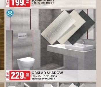 OBKLAD SHADOW 30,7x60,7 cm, třída I otěruvzdornost PEI 4