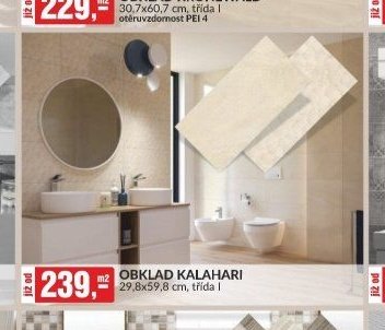 OBKLAD KALAHARI 29,8x59,8 cm, třída I
