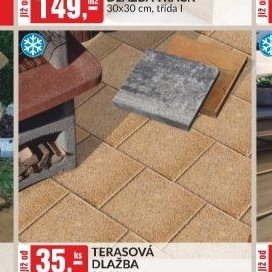 TERASOVÁ DLAŽBA 30x30x4 cm