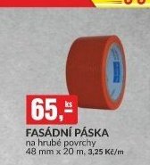 FASÁDNÍ PÁSKA na hrubé povrchy 48 mm x 20 m