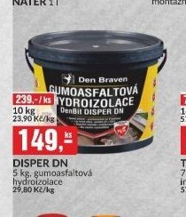 DISPER DN 5 kg, gumoasfaltová hydroizolace