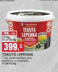 TEKUTÁ LEPENKA 7 kg, hydroizolace pro interiéry a exteriéry