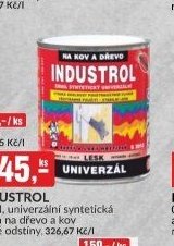 INDUSTROL 0,75 l, univerzální syntetická barva na dřevo a kov