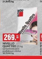NIVELLO QUATTRO 25 kg samonivelační podlahová stěrka
