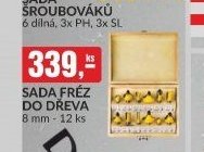 Sada fréz do dřeva