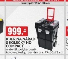 Kufr na nářadí s kolečky HD Compact
