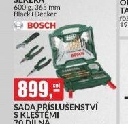 Sada příslušenství s kleštěmi 70 dílná
