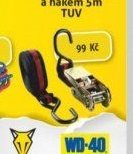 Popruh s ráčnou a hákem 5m TUV